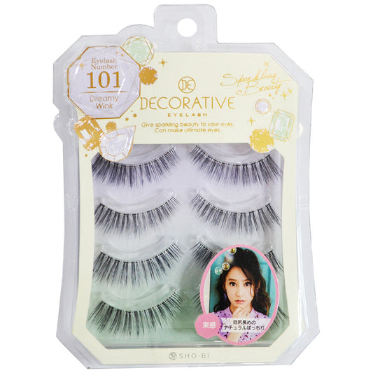 デコラティブアイラッシュ No.101 ドリーミーウィンク ぱっちりした目元に DecorativeEyelash Dreamy Wink