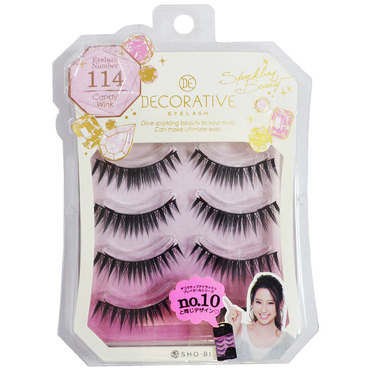 デコラティブアイラッシュ No.114 キャンディウィンク ロング DecorativeEyelash Candy Wink